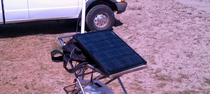 Using a 30W solar panel and 22Ah Battery to power a Ubiquiti radio
